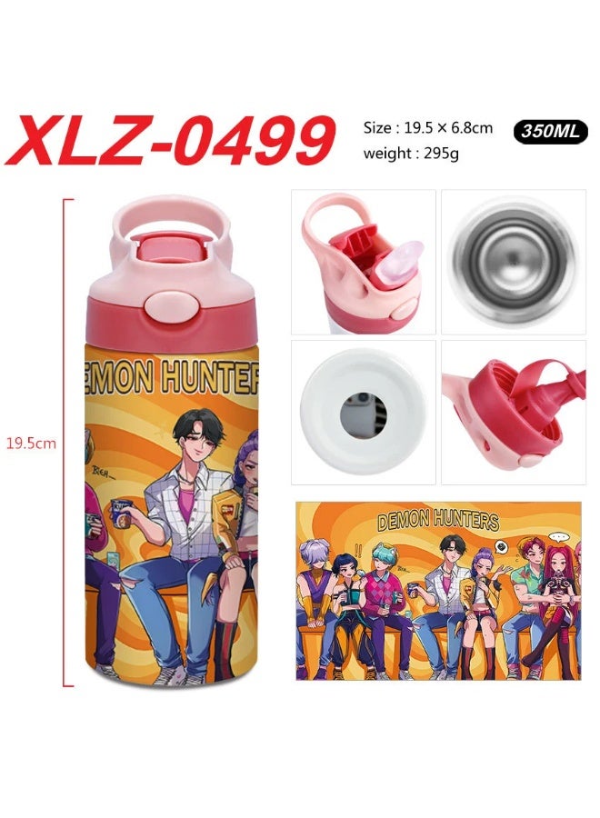 K-Pop Demon-Hunting Girl Group Student High Beauty Level Creative Stainless Steel Four-Color Thermal Cup Water Bottle